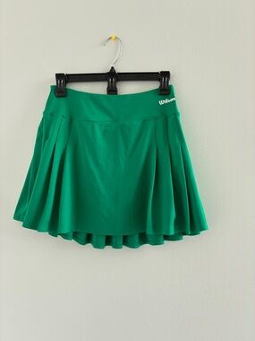 Wilson Bright Green Pleated Skater Skort